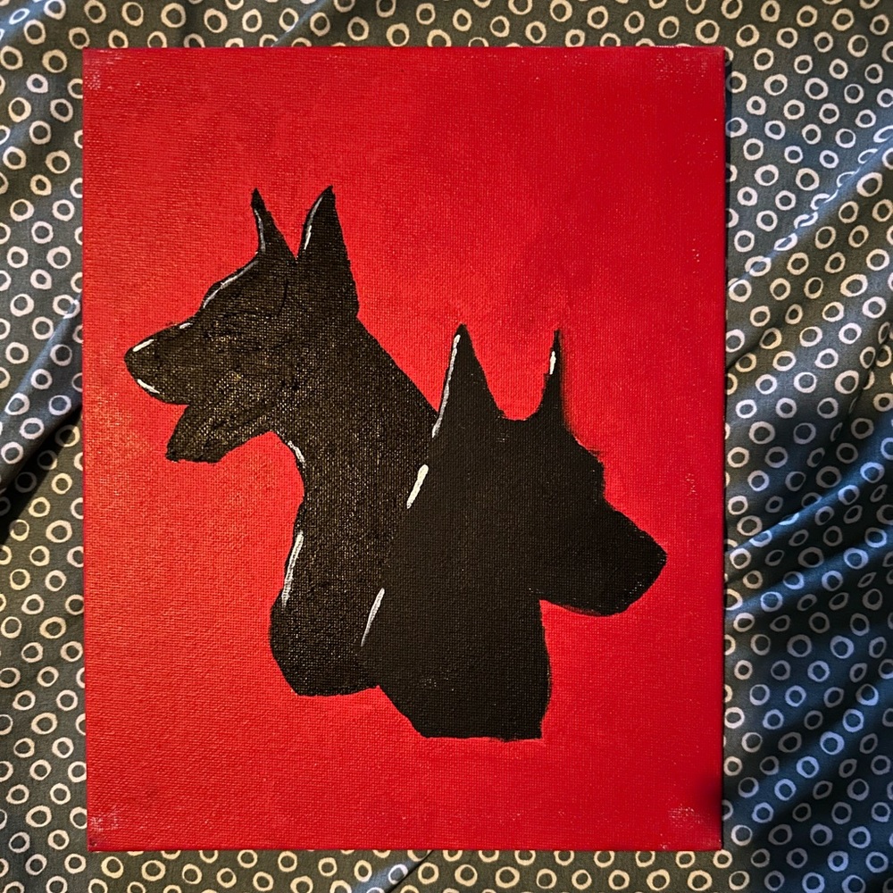 Doberman Painting